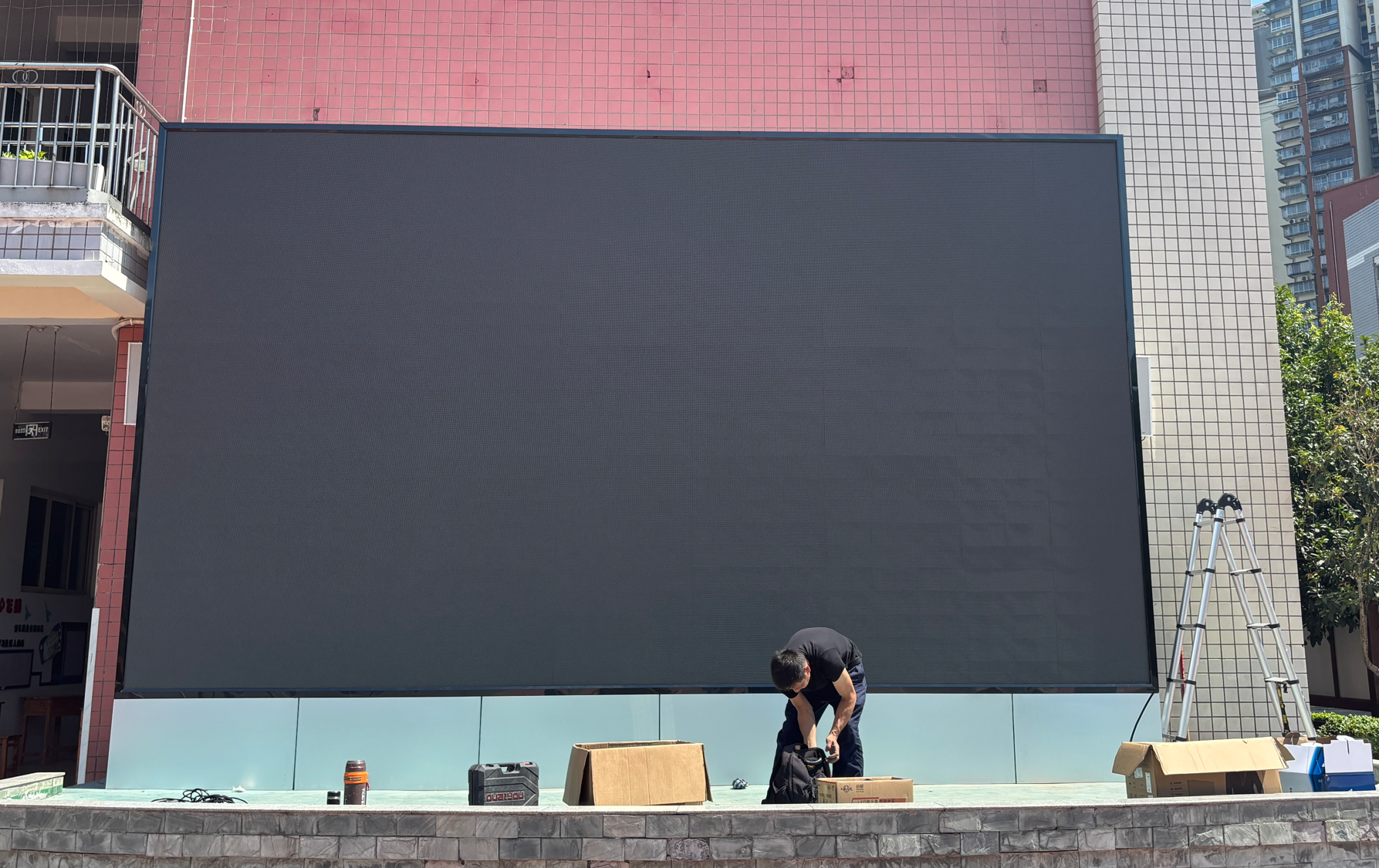 室外全彩P4 LED显示屏项目案例